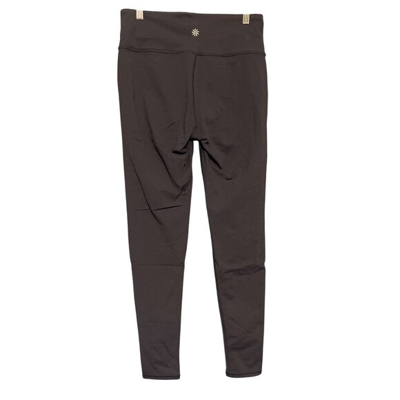 Athleta Womens Navy Blue Leggings Medium 27" Inseam High Rise Full Length - Picture 2 of 6